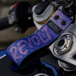 Confeti púrpura- llavero pulsera- llavero- motocicleta- llavero- llave de coche- llavero para entusiastas del coche -accesorios de moto
