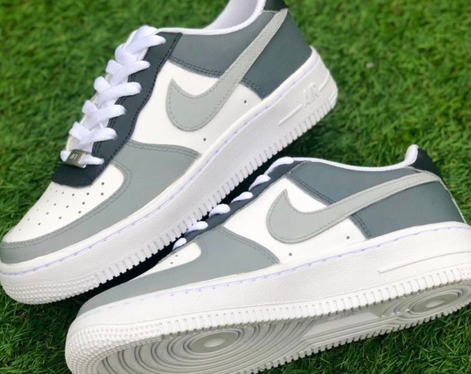 matte grey air force 1