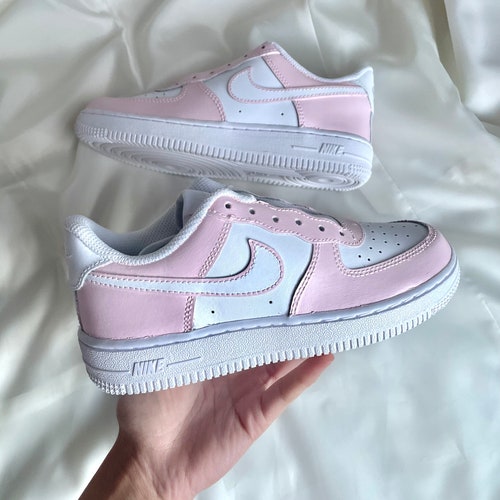 Pink Swarovski Crystal Nike Air Force One Low Top Women's - Etsy