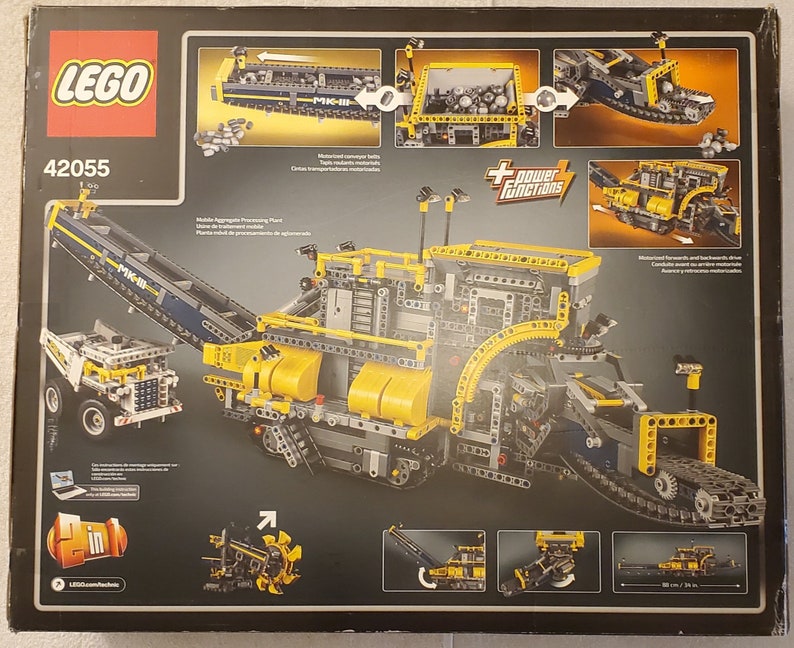 LEGO 42055 Bucket Wheel Excavator 2 in 1 Etsy