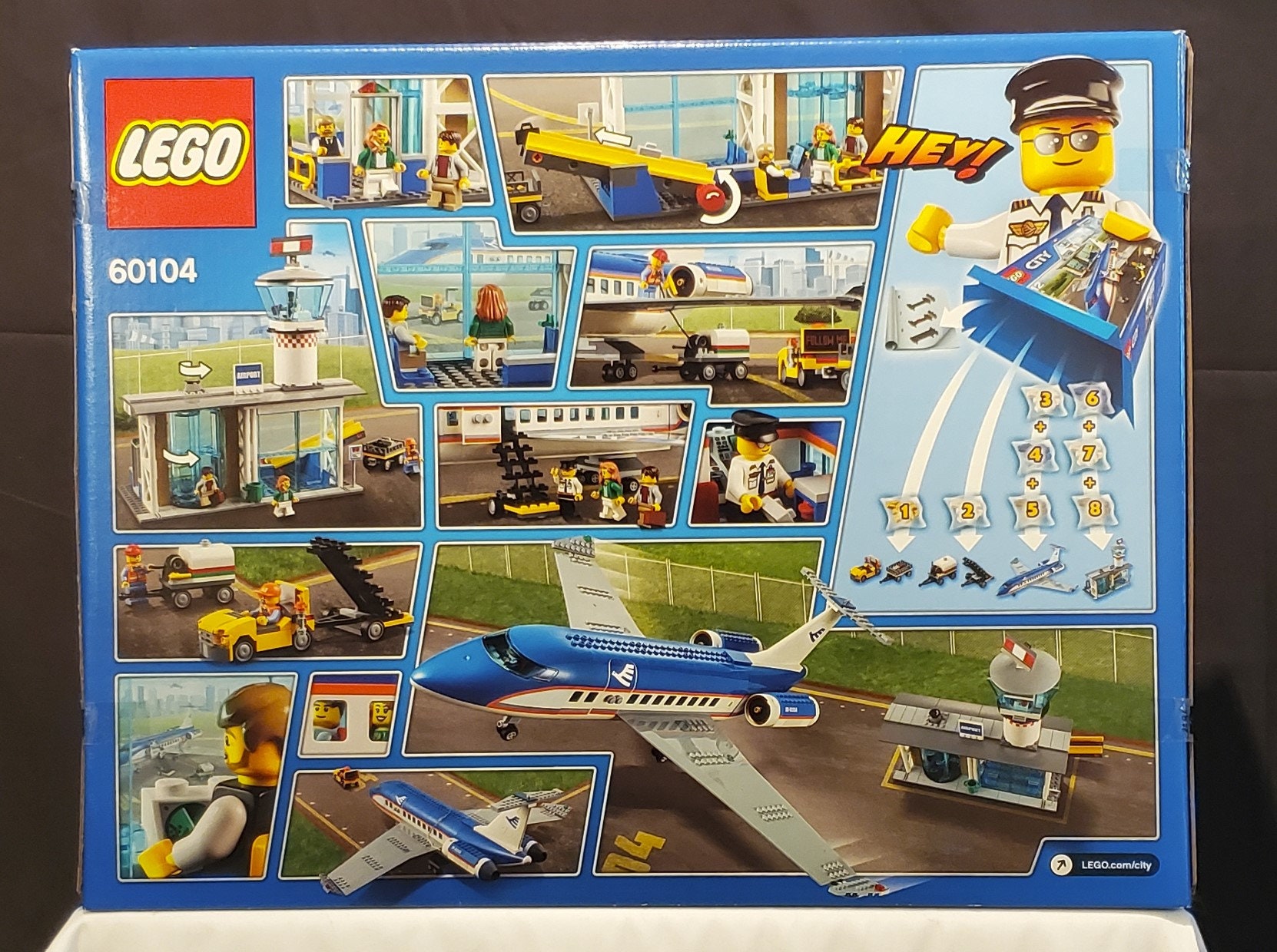 Rationalisering Gendanne Vejnavn LEGO 60104 Airport Passenger Terminal retired - Etsy Israel
