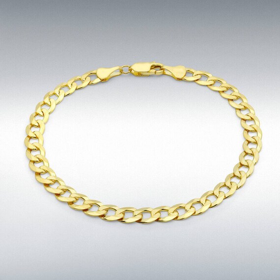 feit accessoires snel 9kt gouden heren armband 6 mm breed 690 g gewicht 9 - Etsy België