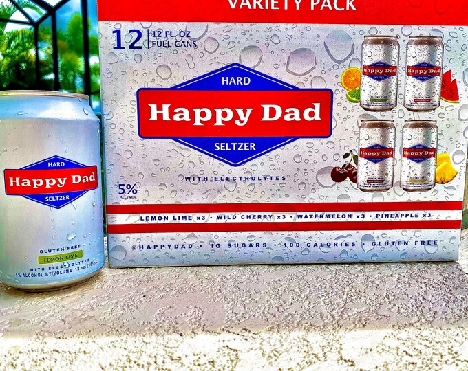 Happy Dad Hard Seltzer Variety 12pack Etsy