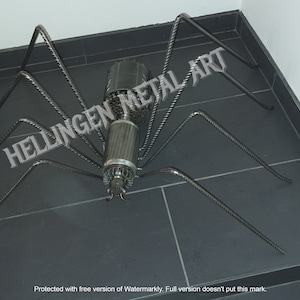 Metal spider sculpture (Heavy Duty)