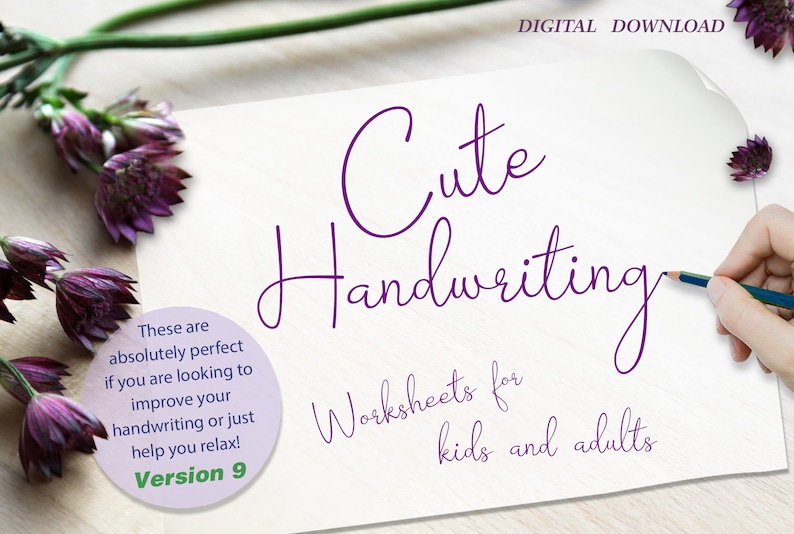 Cute Cursive Handwriting Practice Worksheets / Printable Handwriting ...