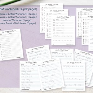 Cute Cursive Handwriting Practice Worksheets / Printable Handwriting ...