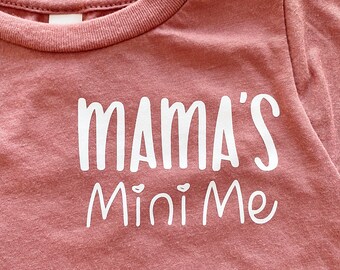 DIGITALE DOWNLOAD Mama's Mini Me peuter T-shirt svg/png-bestand
