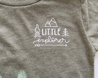 DIGITALE DOWNLOAD Little Explorer peuter T-shirt SVG/PNG-bestand