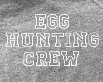 DIGITALE DOWNLOAD Egg Hunting Crew Peuter T-shirt svg/png-bestand