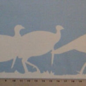 Turkey Hunting Large window sticker decal Corn Hole Game NWTF
