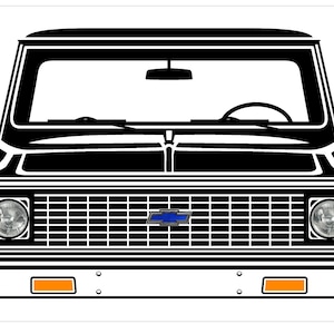 71-72 Chevy Truck Garage Man Cave Banner