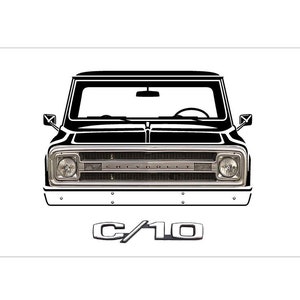 69 - 70 C10 man cave or garage banner