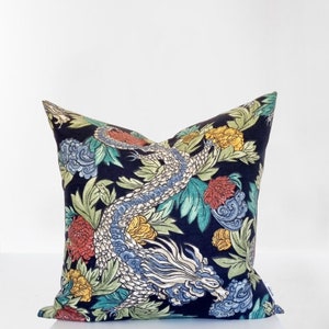 Chinoiserie Dragon Chiang Mai Designer Cushion Cover/Pillow