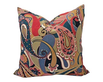 Funda de cojín/almohada Scherzo de Liberty of London con estampado vintage de cachemira