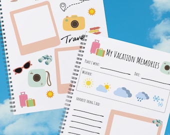 Kids Travel Journal Pages