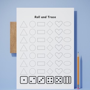 Feuille de travail pour rouler et tracer
