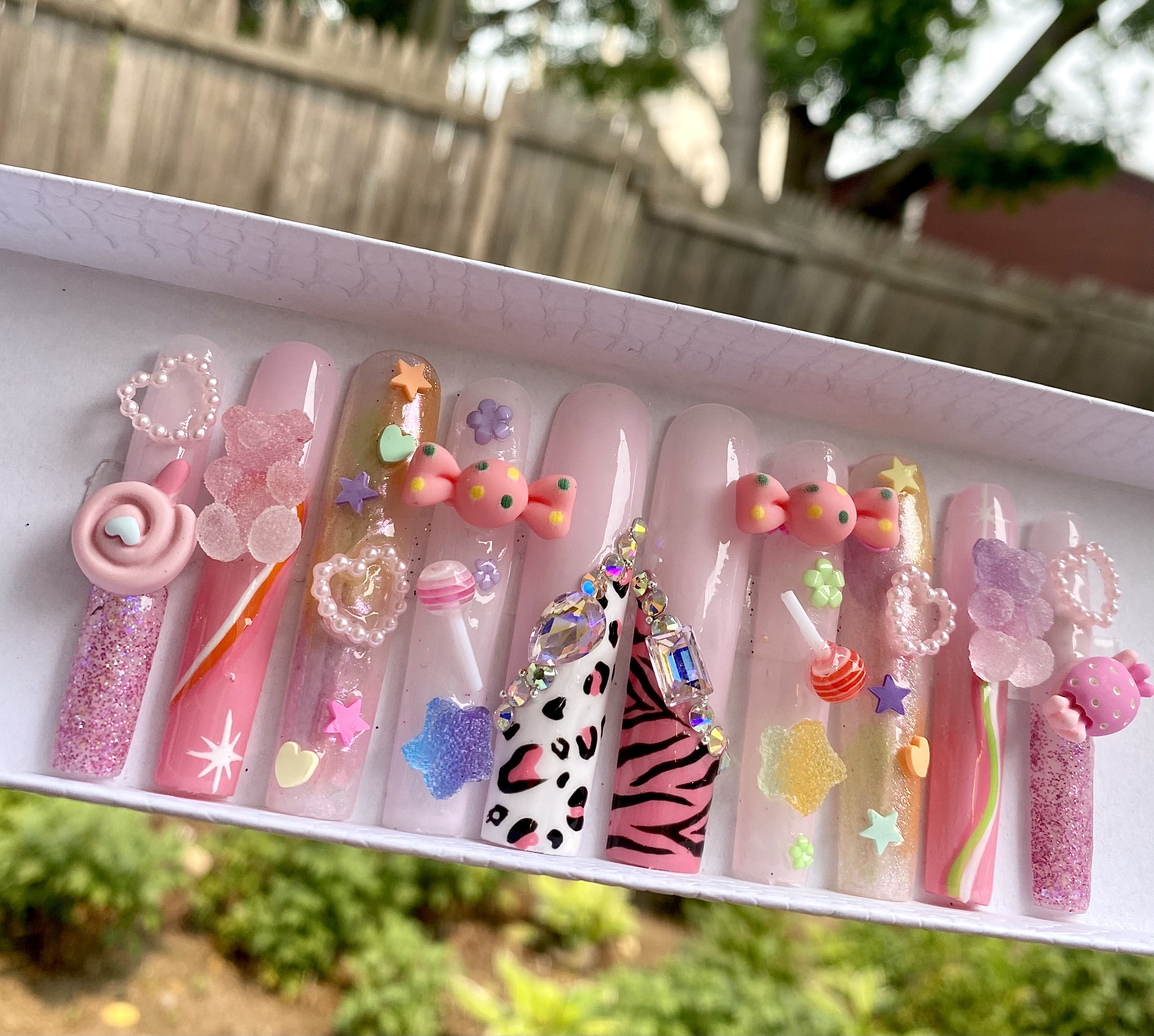 50/100pcs Mix Colors Assorted Mix 3D Kawaii Nail Charms, Nail Art, Cute  Nail Decoration 