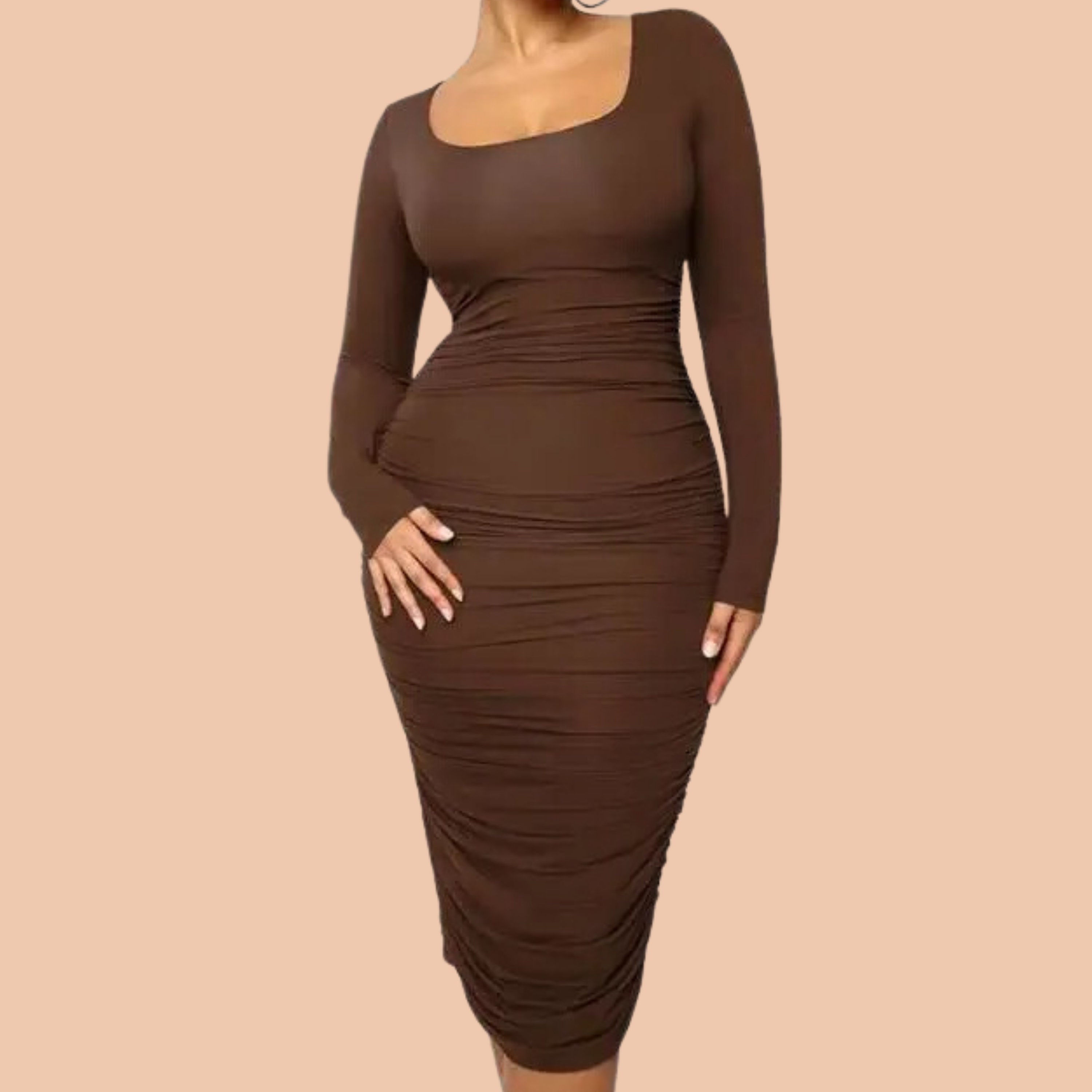 Sleeveless Body Shaper Dress with Sequins Inserts – CurveGirl