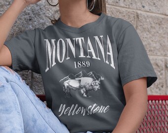 Montana State Bigger Butte Than Kim K Boys Cotton Long Sleeve Tshirt
