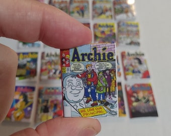 Archie Miniature 21 Comics Collection Set # 4 | Archie Comics | Doll Comics | Dollhouse Miniature Comics