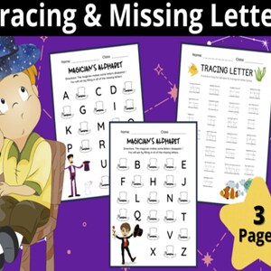 Alphabet Tracing & Fill in Blank