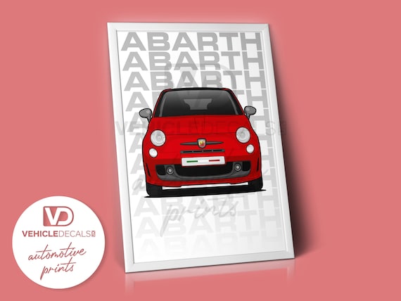アバルト ポスター ABARTH フィアット FIAT BERTONE アバルト