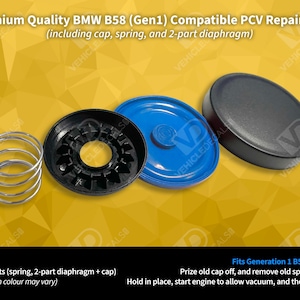 BMW B58 Gen1 Compatible PCV Repair Kit Membrane M140i M240i X3 G01 M340i 40i