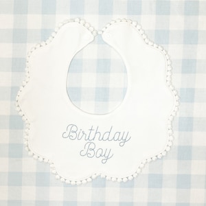 Birthday Boy Bib | Boys Happy Birthday Bib | Happy Birthday Bib | First Birthday Bib | Smash Cake Birthday Bib | Baby Bib for Birthday