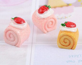 Mould Dolls House Miniature Accessory Roulade Mold 1:12 Reusable Swiss Roll 