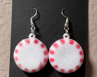 Sparkling Peppermint Earrings