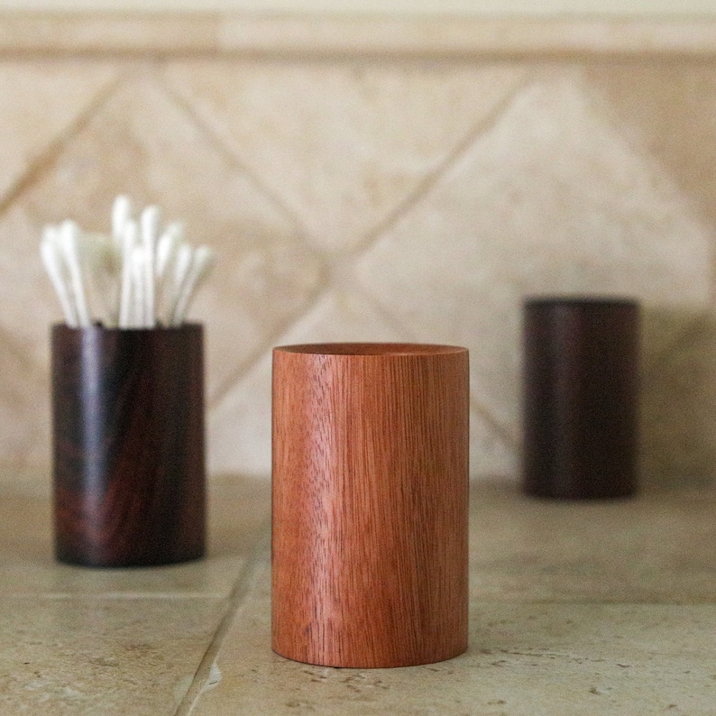 Handcrafted Wooden Qtip/toothpick Holder Gift and Decoration Etsy