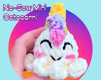 No-Sew Octocorn **crochet pattern**