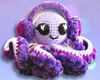 Gamer Girl Octopus Patten