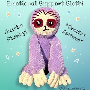 Emotional Support Sloth **crochet pattern**