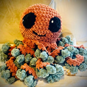 Pattern for Plushy Emotional Support Octopus