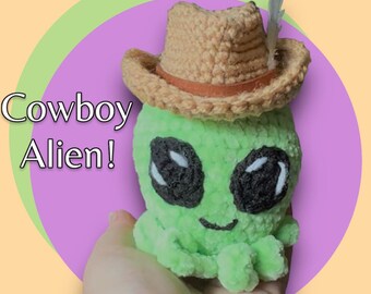 Cowboy Alien **crochet pattern**