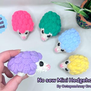 No Sew Hedgehog Crochet Pattern!