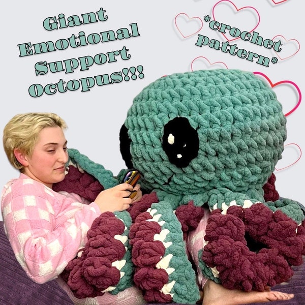 Giant Octopus Crochet Pattern *digital pattern*