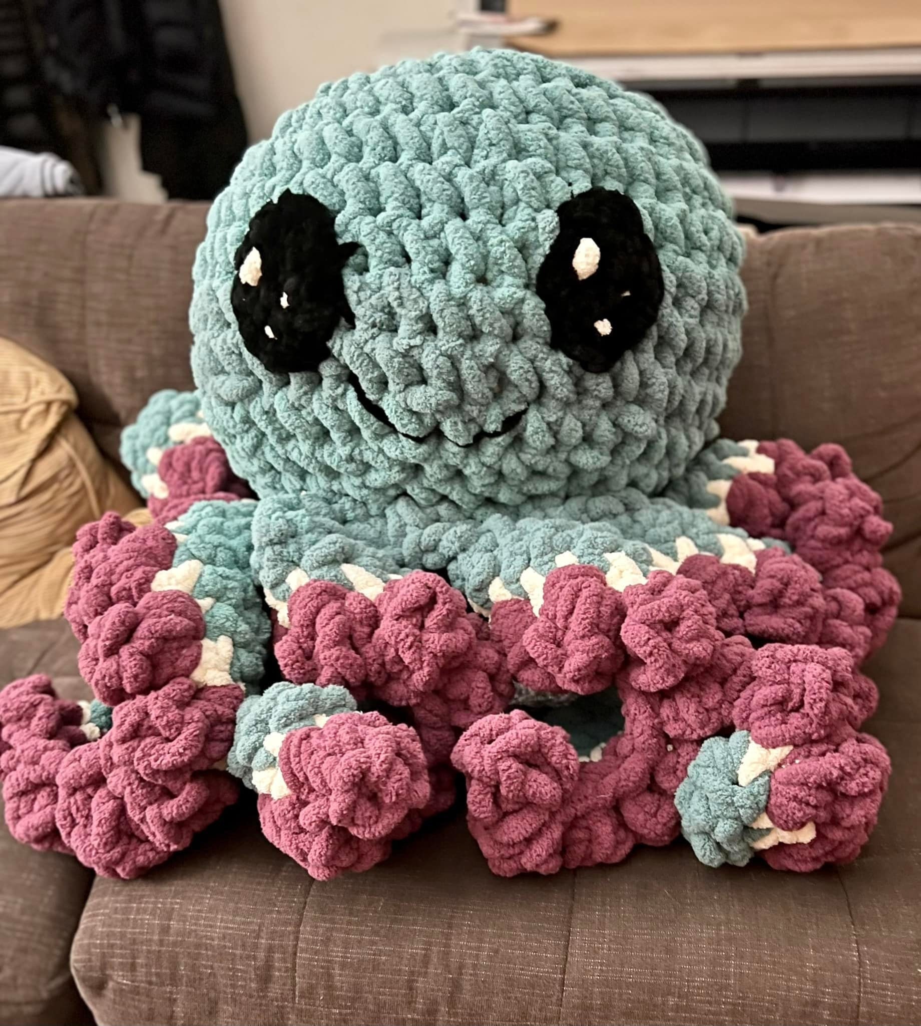 Giant Octopus Crochet Pattern digital Pattern Etsy Giant Octopus Crochet Pattern digital Pattern Etsy