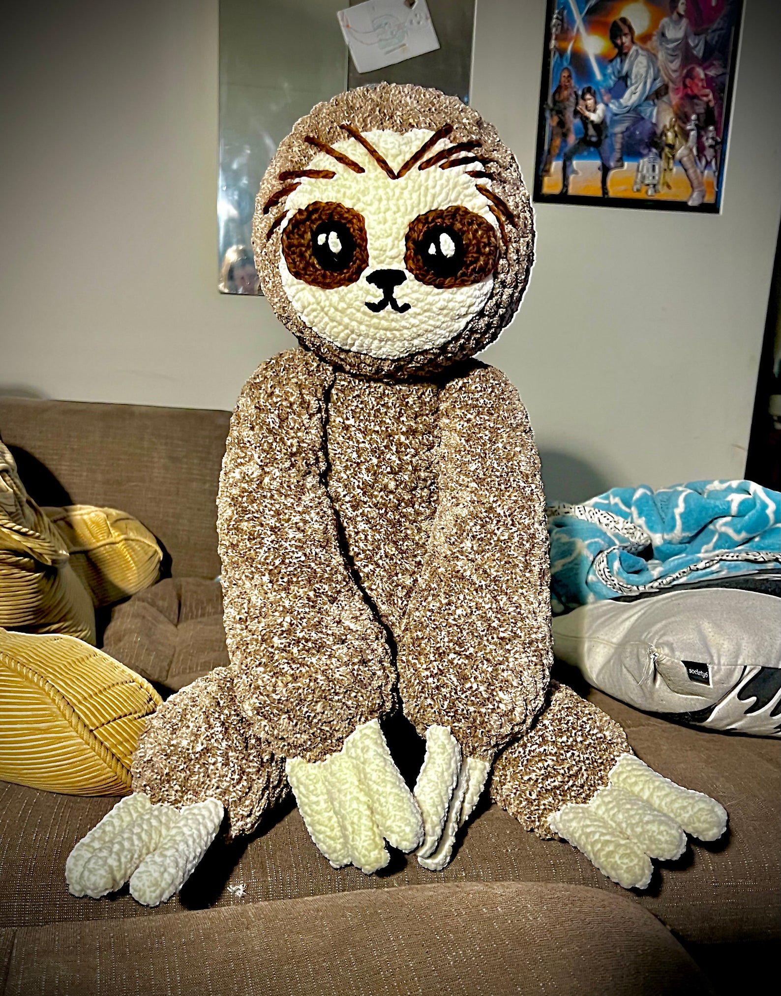 Emotional Support Sloth **crochet Pattern** - Etsy