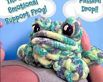 Giant Emotional Support Frog Pattern!!
