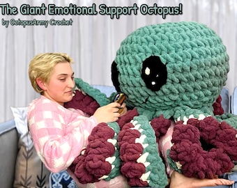 Giant Octopus Crochet Pattern *digital pattern*