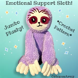Emotional Support Sloth **crochet pattern**