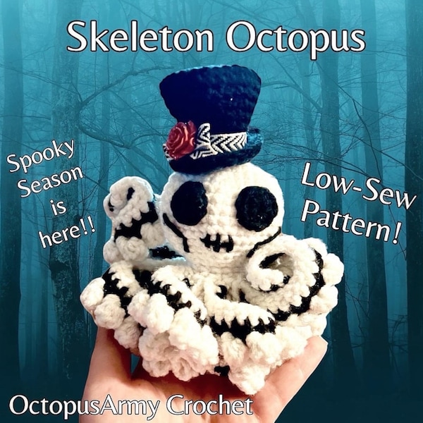 Skeleton Octopus Pattern!