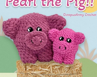 Pearl the Pig **crochet pattern**