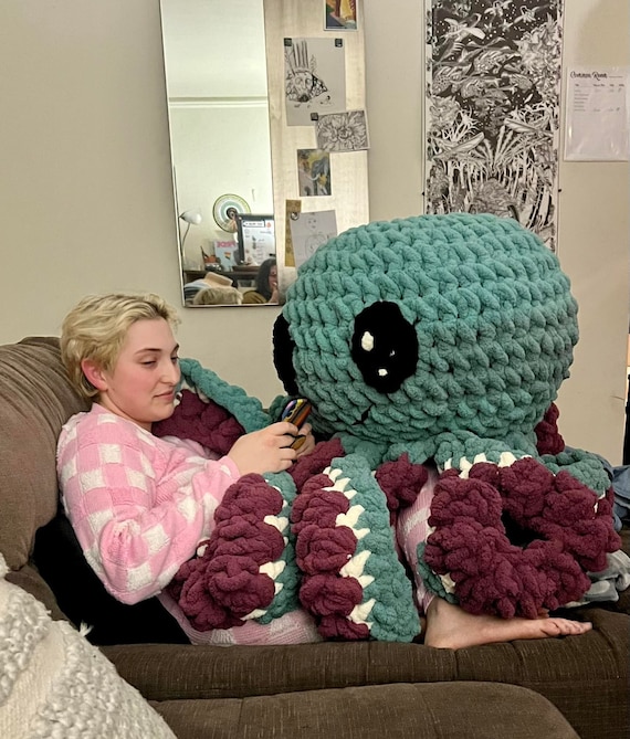 Giant Octopus Crochet Pattern digital Pattern Etsy Giant Octopus Crochet Pattern digital Pattern Etsy