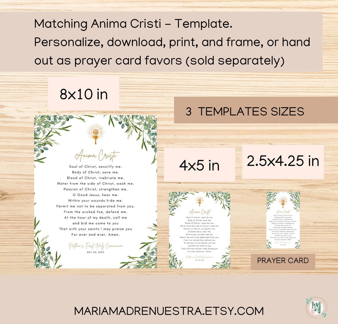 First Communion Bundle. First Communion Digital and Printable ...