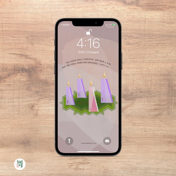 Christian Christmas Phone Wallpaper - Etsy