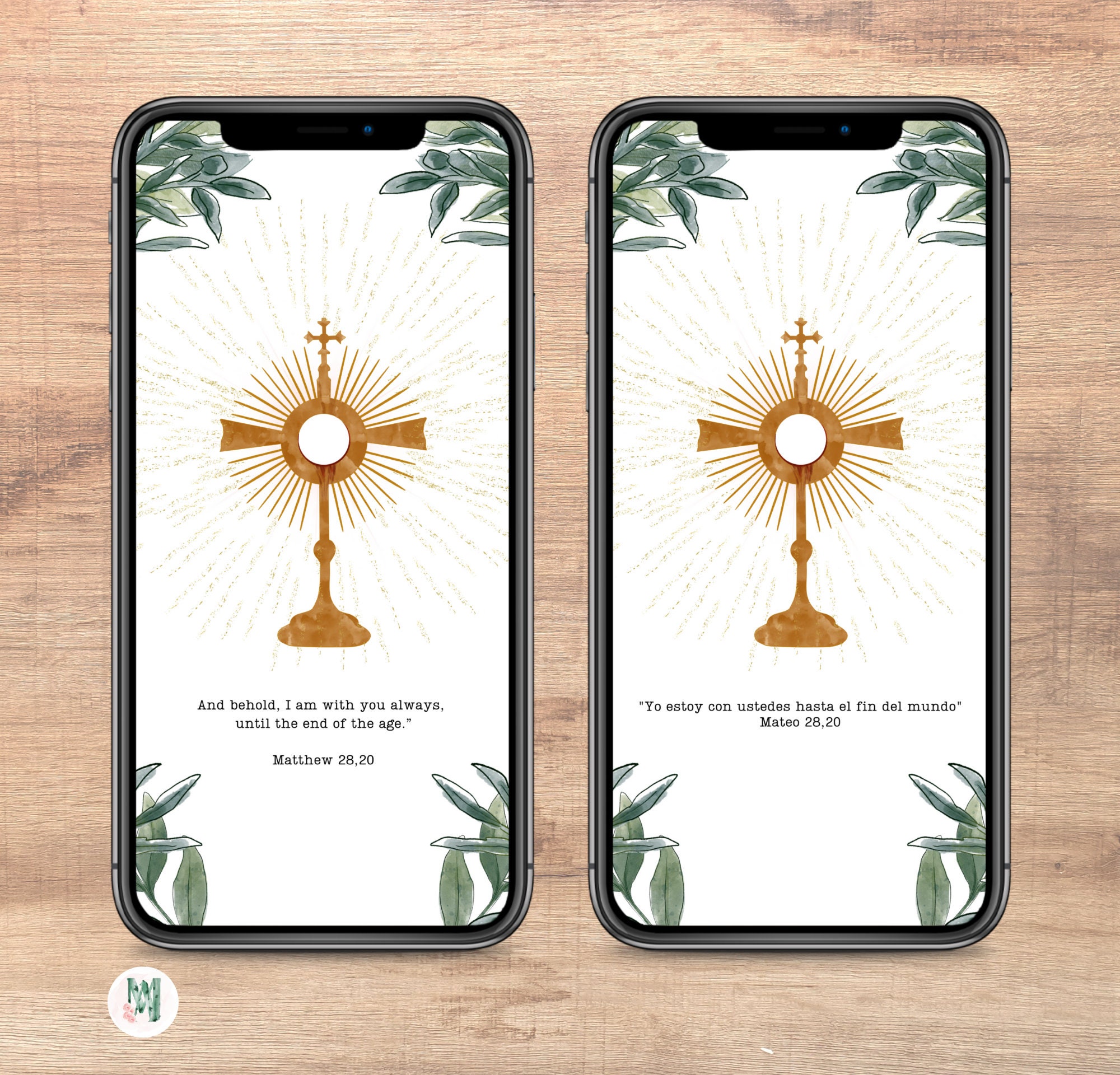 Buy Blessed Sacrament Phone Wallpaper Catholic Iphone Wallpaper Online in  India  Etsy