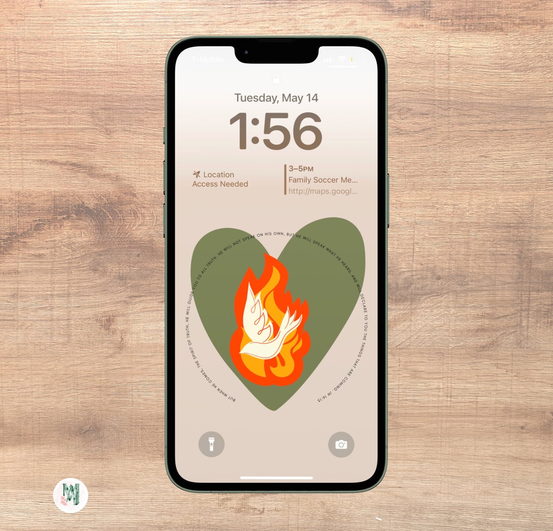 Holy Spirit iPhone Wallpaper: Catholic Christian Phone Background ...